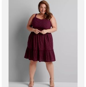 PLUS Lane Bryant Eyelet Dress